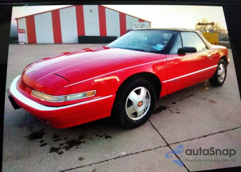 1990 Buick Reatta z USA, uszkodzony, nr VIN 1G4EC33C7LB903769